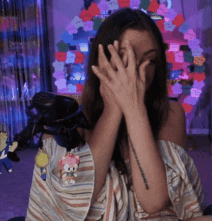 Scared Scream Queen GIF