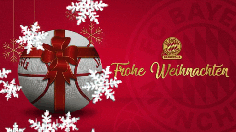 Merry Christmas GIF by FC Bayern Basketball - Find & Share on GIPHY