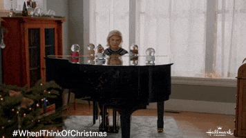 Grand Piano Christmas GIF by Hallmark Channel