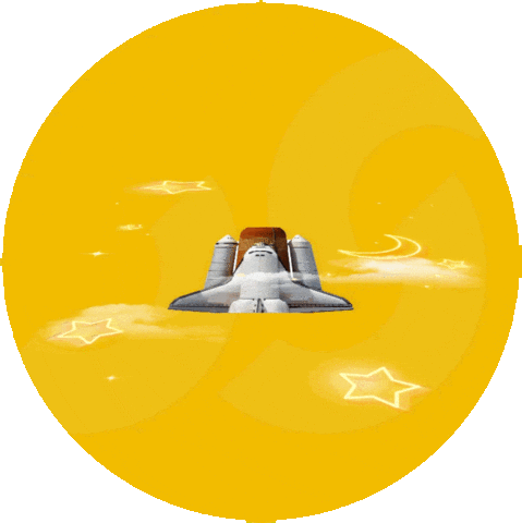 Man Rocket Sticker by Special Space