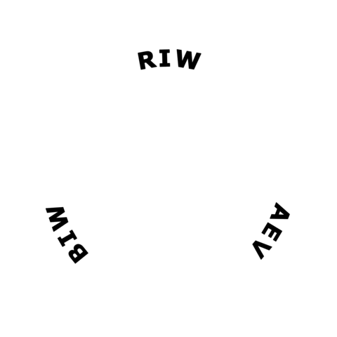 Fachschaftsrat RIW und AEV Sticker
