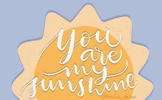 You Are My Sunshine Summer GIF by Emilia Desert