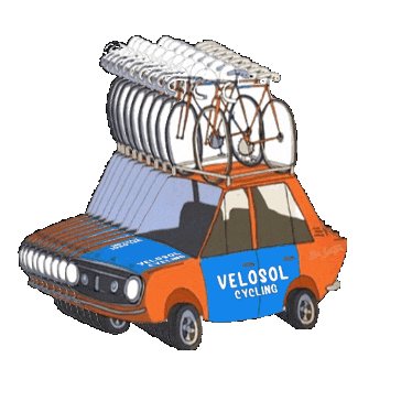 Cycling Car Sticker by Velosol Cycling