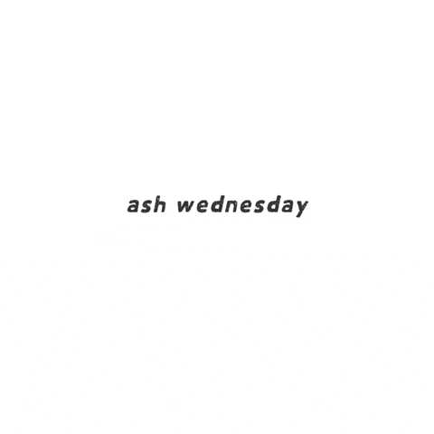 Ash Wednesday GIF by GIPHY Studios 2021