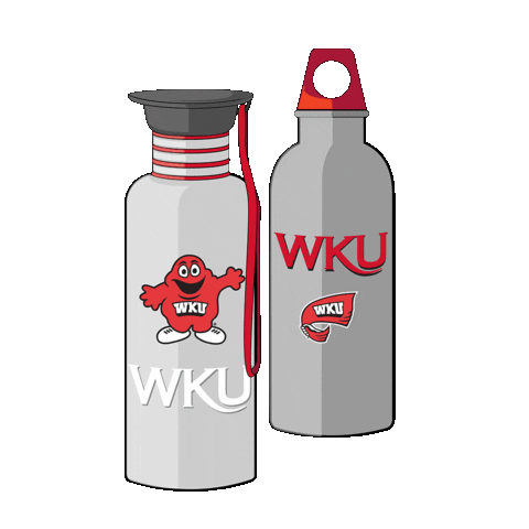 Stay Hydrated Water Bottle Sticker by Western Kentucky University