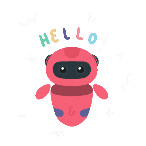 Robot Hello Sticker by relatable doodles