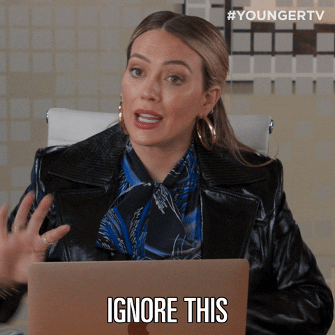 Ignore This Hilary Duff GIF by TV Land