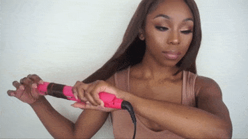 Flat Iron Curling GIF by BuzzFeed
