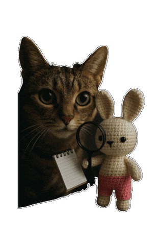 Bunny Theo Sticker by STAY WILD - Outdoor