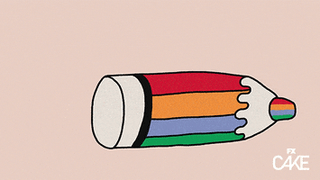 Rainbow Cartoon GIF by Cake FX