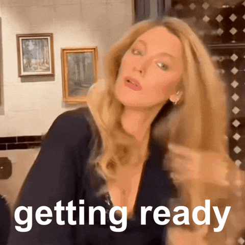 Happy New Year Hair Flip GIF by Blake Lively Fan