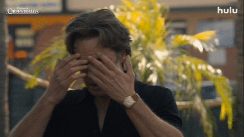 No Peeking Covered Eyes GIF by HULU - Find & Share on GIPHY