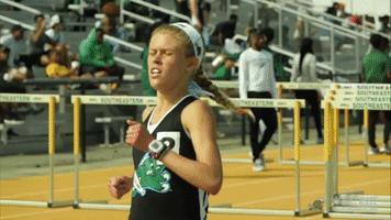 track & field wave GIF by GreenWave