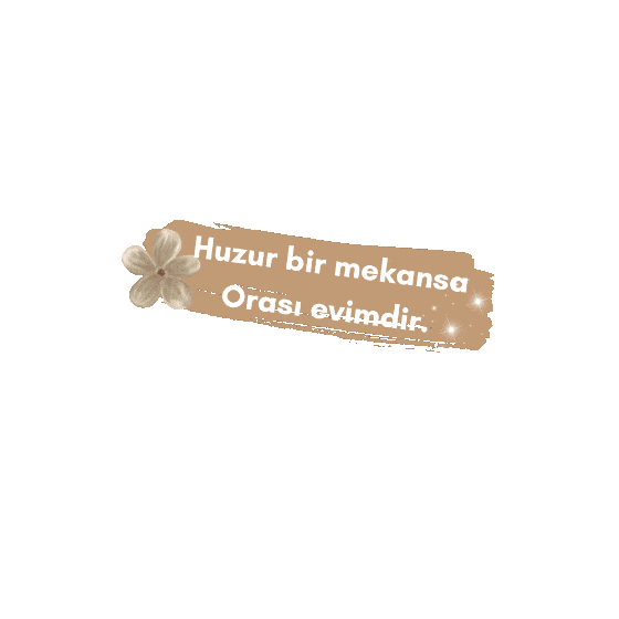 Gonulmihrabi Home Evim Sticker