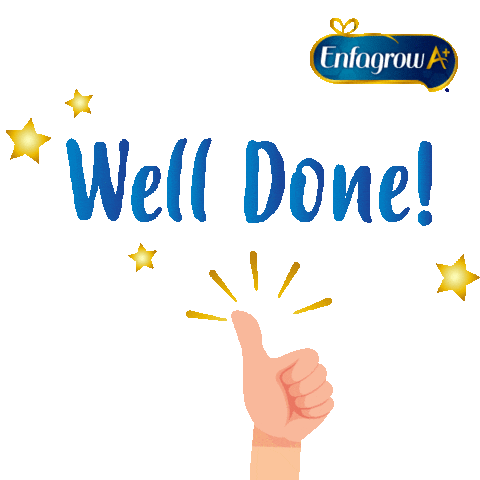 Well Done Good Job Sticker by Enfagrow Malaysia