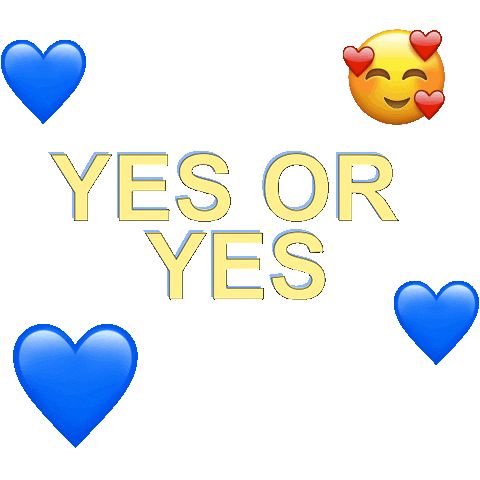 Yes Or Yes Sticker by Le Sweat