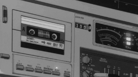 This cassette player from an 80s anime : r/80sdesign