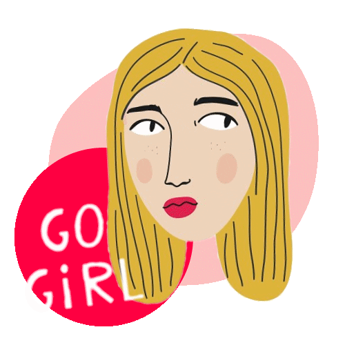 Girls Empower Sticker by Odd Giraffe