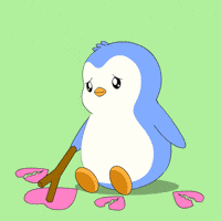 Sad Broken Heart GIF by Pudgy Penguins