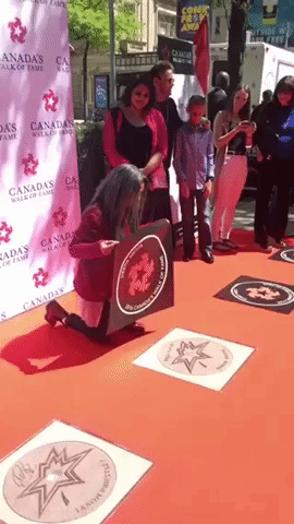 geoffiroth canada deepa mehta canada's walk of fame star unveiling GIF
