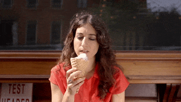 Ice Cream Eating GIF by GirlNightStand