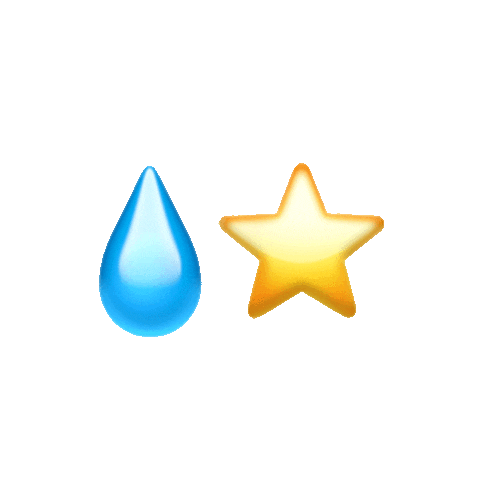 Star Teardrop Sticker by NAATIONS_