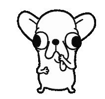 Dog Chihuahua Sticker by godgwawa
