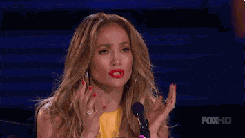 Jennifer Lopez Shrug GIF by American Idol