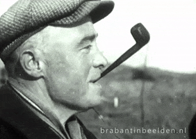 Vintage Smoking GIF by Brabant in Beelden