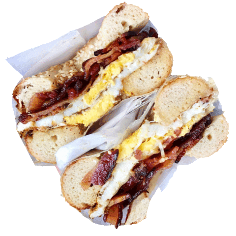 Saint Urbain Eating Sticker by Black Seed Bagels