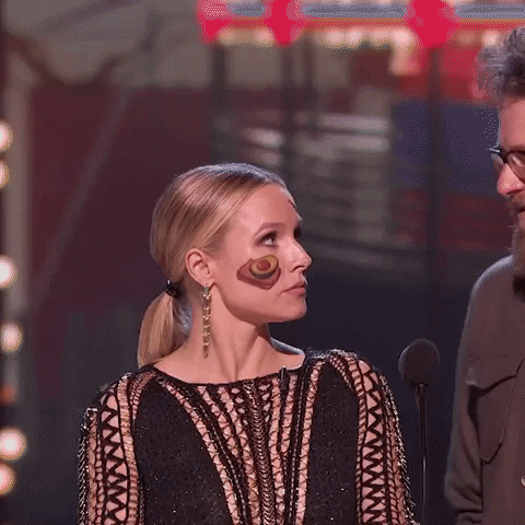 hungry kristen bell GIF by MTV Movie & TV Awards