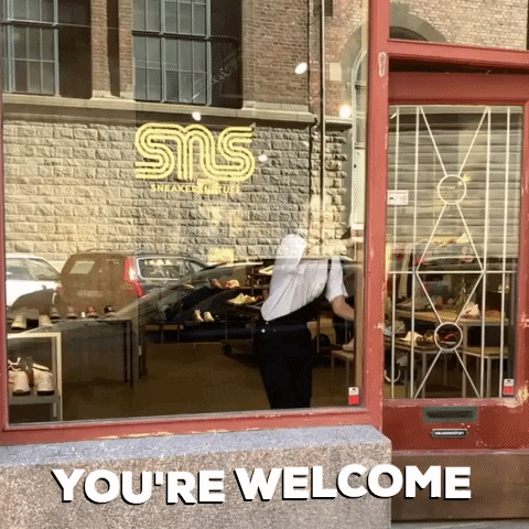 come in you're welcome GIF