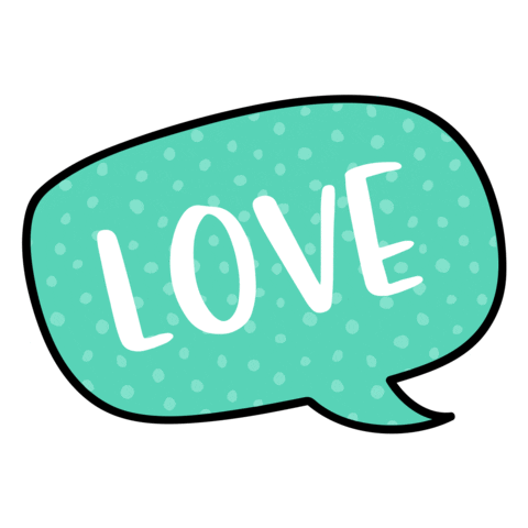 Pink Love Sticker by myposter