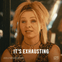 exhausting beverley mitchell GIF by Pop TV