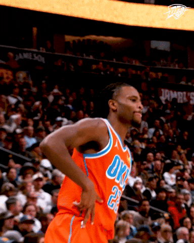 Looking Oklahoma City GIF by OKC Thunder