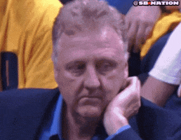 Bored Larry Bird GIF by SB Nation