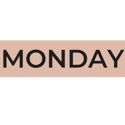 Monday Sticker by City Barre