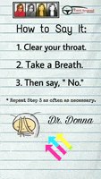 just say no GIF by Dr. Donna Thomas Rodgers