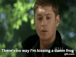 Dean Winchester Frog GIF