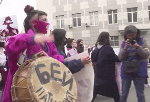 International Womens Day Kazakhstan GIF by GIPHY News