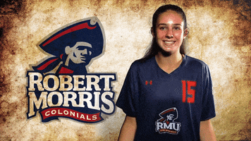 women's soccer thumbs up GIF by Robert Morris University Athletics