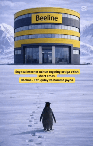 Penguin Beeline GIF
