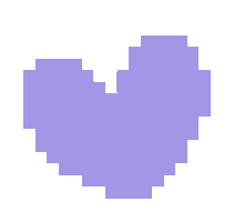 Heart Pixel Sticker