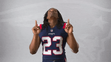 Point Up Over There GIF by New England Patriots