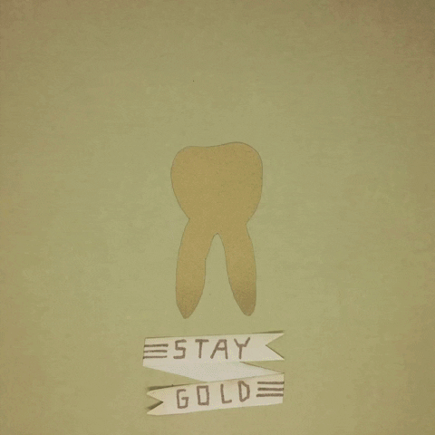 stay gold tooth GIF by Julie Smith Schneider