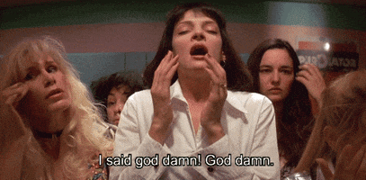 pulp fiction vintage GIF