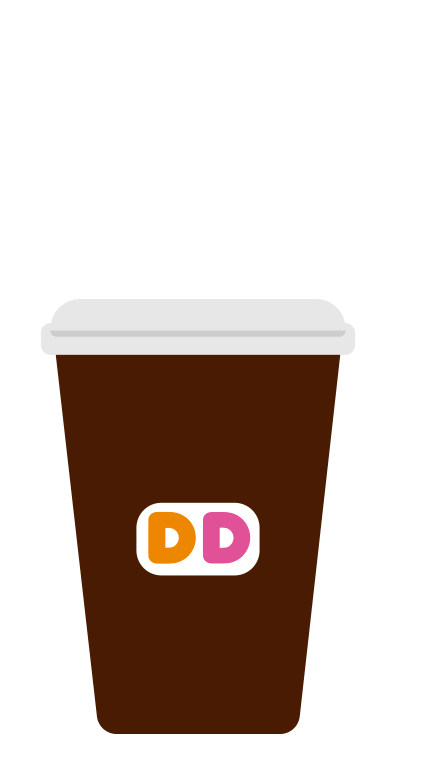 Coffee Cafe Sticker by Dunkin Donuts CL