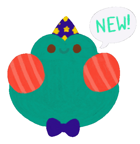 New Post Frog Sticker