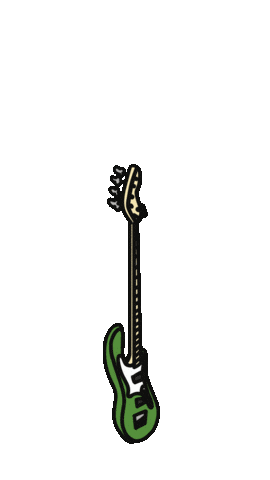 Bass Guitar Sticker