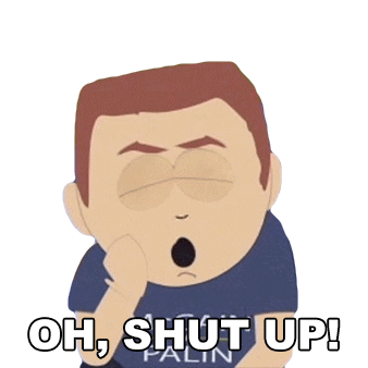 Shut Your Mouth Sticker by South Park